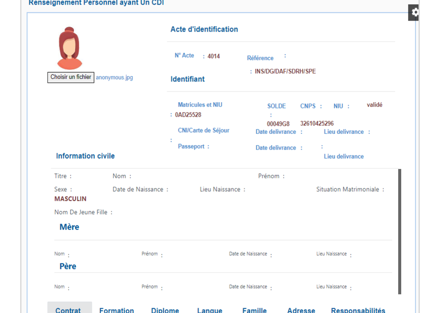 Recrutement